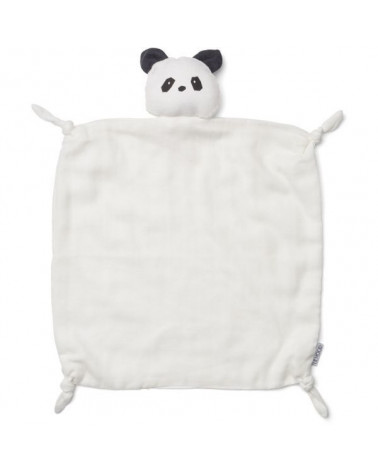 Biely látkový mojkáčik Panda Agnete Liewood