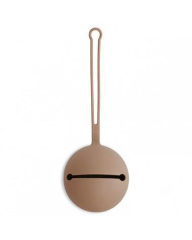 Silikónové púzdro na cumlíky Mushie Natural