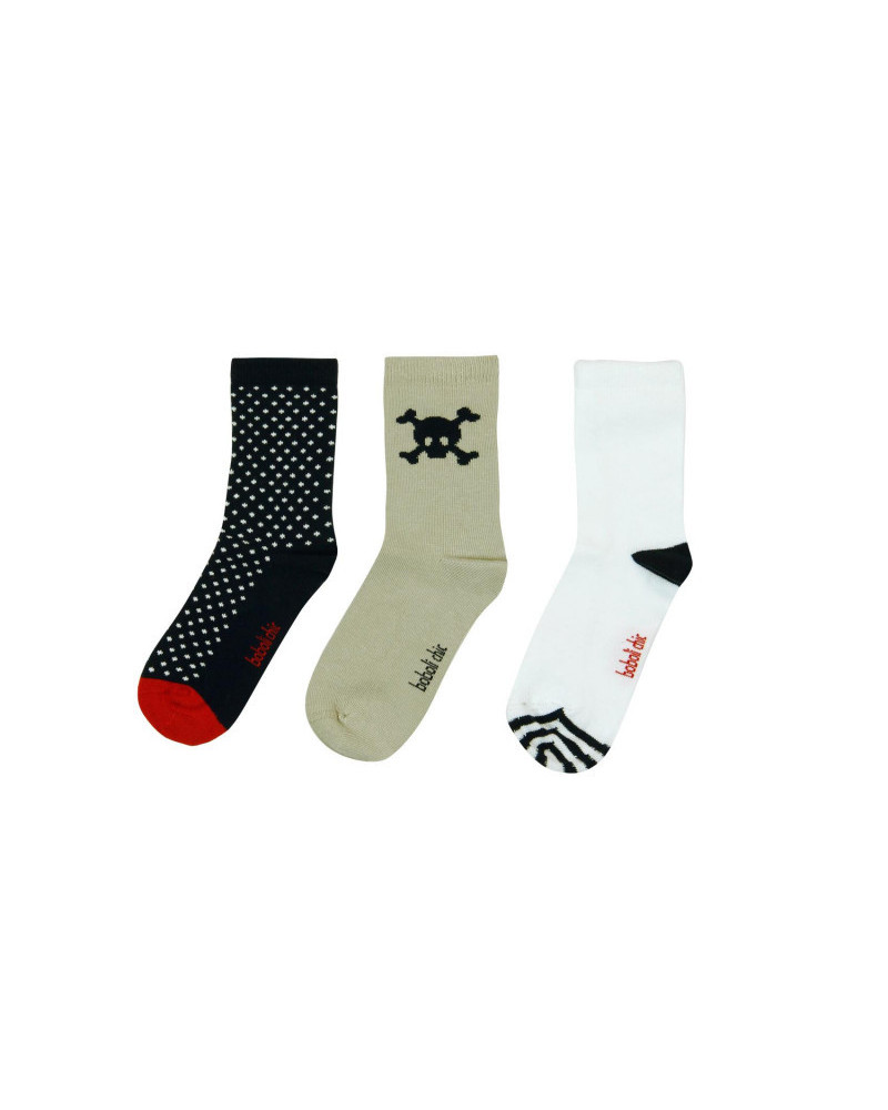 Trojpack chlapčenské ponožky BOBOLI 37/39