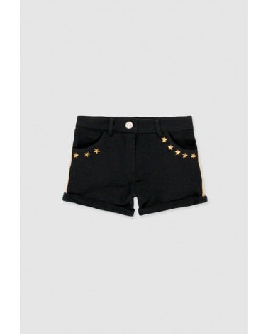 Čierne dievčenské šortky BOBOLI 172 cm