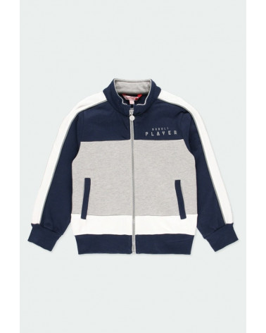 Modro-biela mikina BOBOLI 116 cm