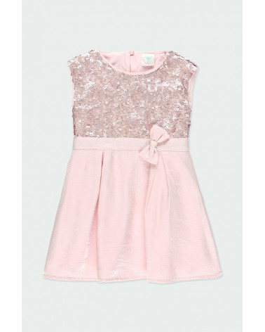 Ružové šaty s flitrami BOBOLI 116 cm