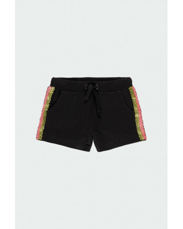 Čierne šortky s flitrami BOBOLI 152 cm