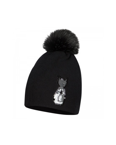 Čierna detská čiapka Camilla Broel 51