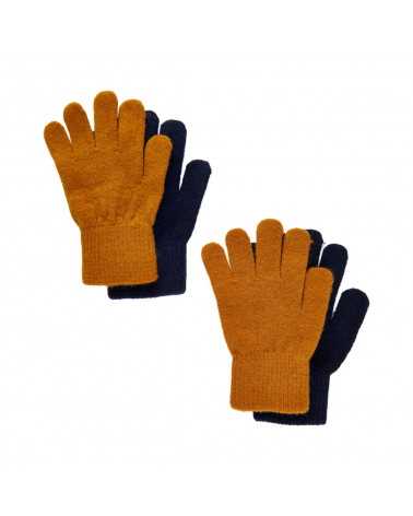 Dvojbalenie vlnené rukavice modro-oranžové CeLaVi 7-12R