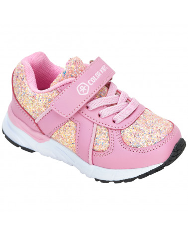 Ružové trblietavé tenisky pre deti Color Kids 25