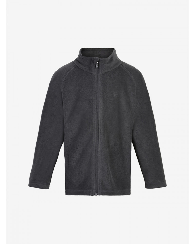 Tmavosivá flísová mikina Color Kids 140 cm